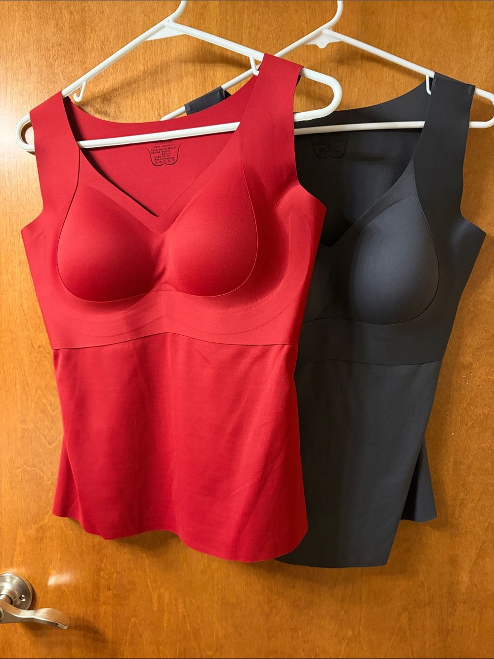 Seamless Support Tank Top - Red